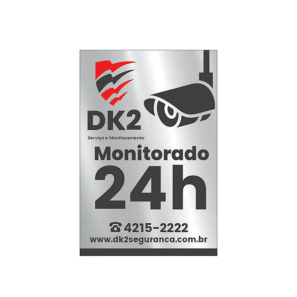 Placa Monitoramento Alto Relevo