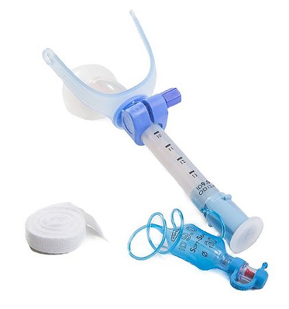 Cânula de Traqueostomia Ajustável C/ Balão Blue Line 8.0mm - Portex - Ref: 100.523.080