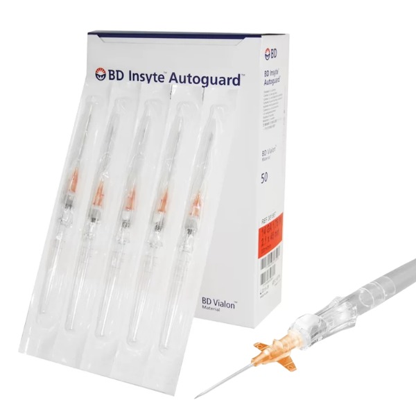 Cateter Insyte Autoguard Intravenoso 14G x 1.75 C/ 50 Unidades - BD