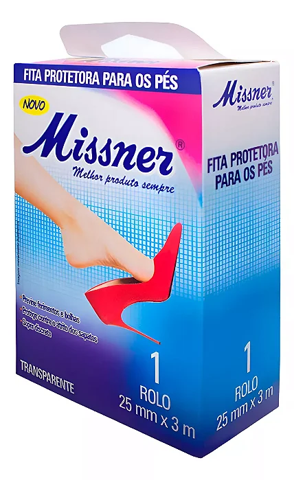 Fita Protetora Para os Pés 25mm x 3m - Missner