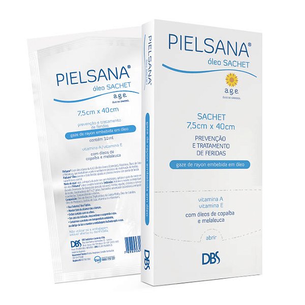Gaze Rayon Pielsana 7,5 x 40cm - 10ml A.G.E Unidade - DBS