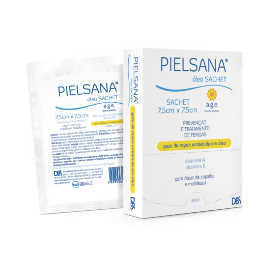 Gaze Rayon Pielsana 7,5 x 7,5cm - 3ml A.G.E Unidade - DBS