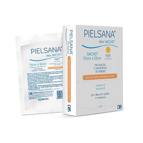 Gaze Rayon Pielsana 7,5 x 15cm - 5ml A.G.E Unidade - DBS