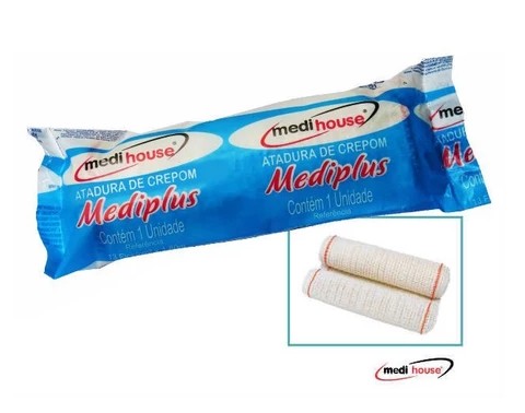 Atadura Crepom 25cm x 1,8m Mediplus - Unidade - Medi House
