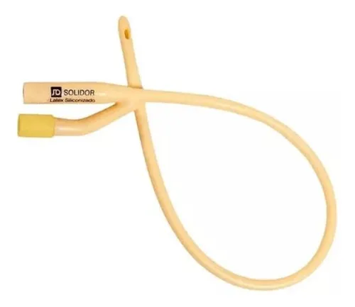 Sonda Foley 2 Vias 18Fr Balão 5ml Látex Siliconizado Unidade - Solidor