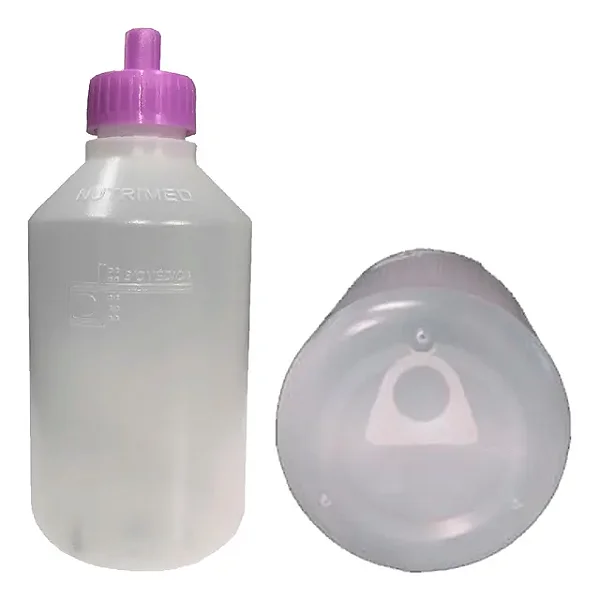 Frasco de Alimentação Enteral Com Ponta em Cruz 300ml - Nutrimed