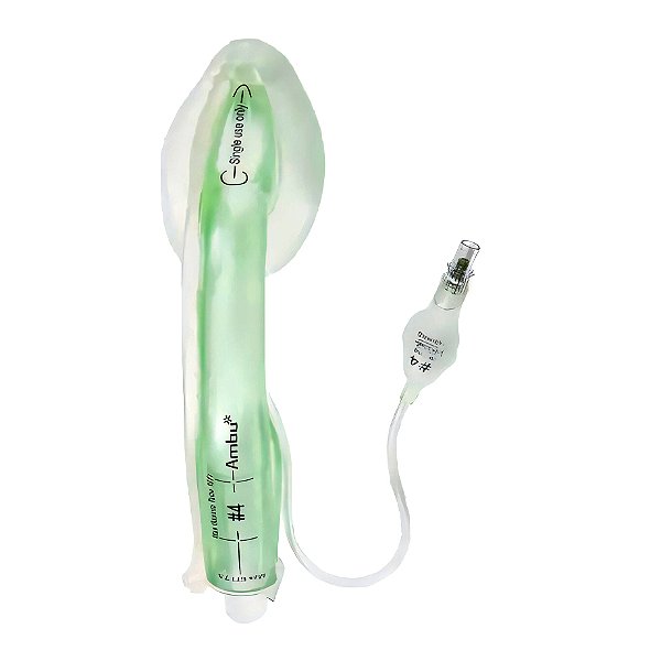 Sonda Máscara Laringea Descartável Pvc Nº 4 Auragain Ambu C/10