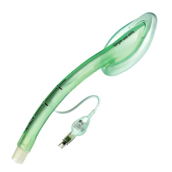Sonda Máscara Laringea Descartável Pvc Nº 6 Aurastraight Ambu C/10