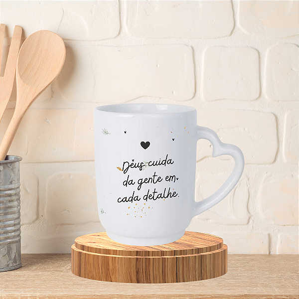 Canecas com Alça de Coração 365ml