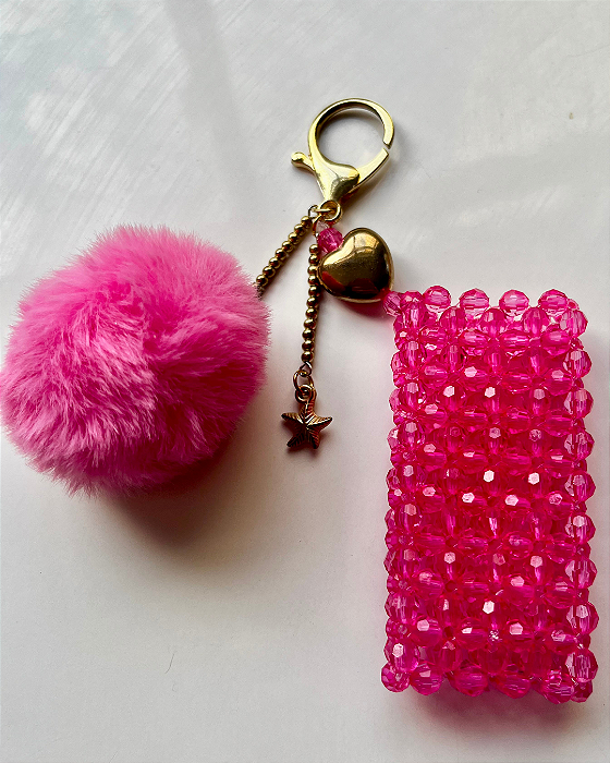 Porta Isqueiro ou Gloss Rosa