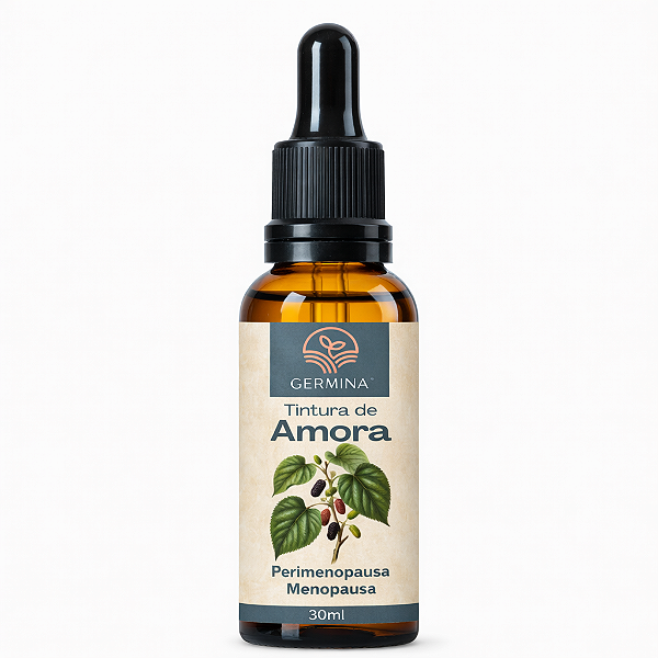 Tintura de Amora Germina 30ml - Alívio Natural para os Sintomas da Menopausa