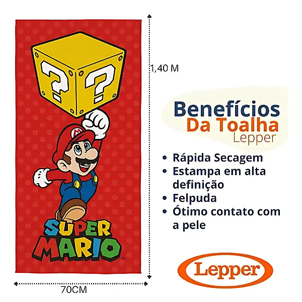 Toalha Aveludada Estampada