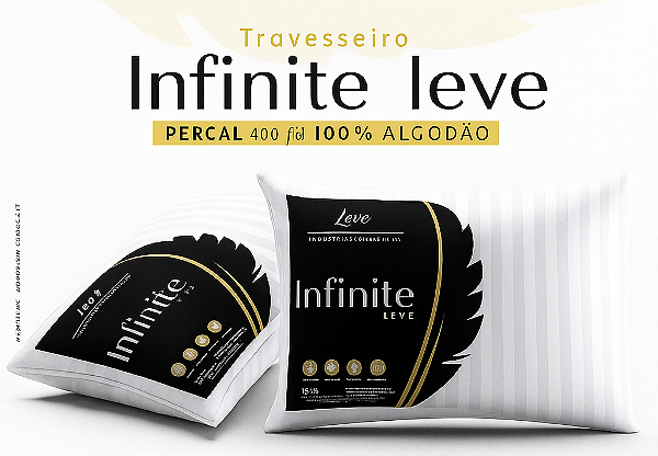 Travesseiro Infinite Leve | Leve Têxtil