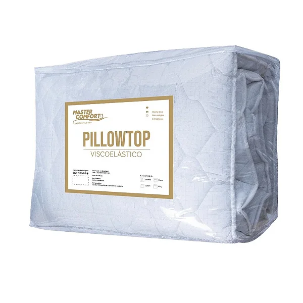 Pillow Top Viscoelástico Master Comfort