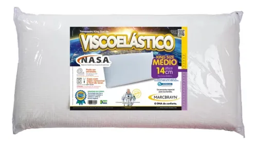 Travesseiro King Size Viscoelástico NASA Nobre – MarcBrayn