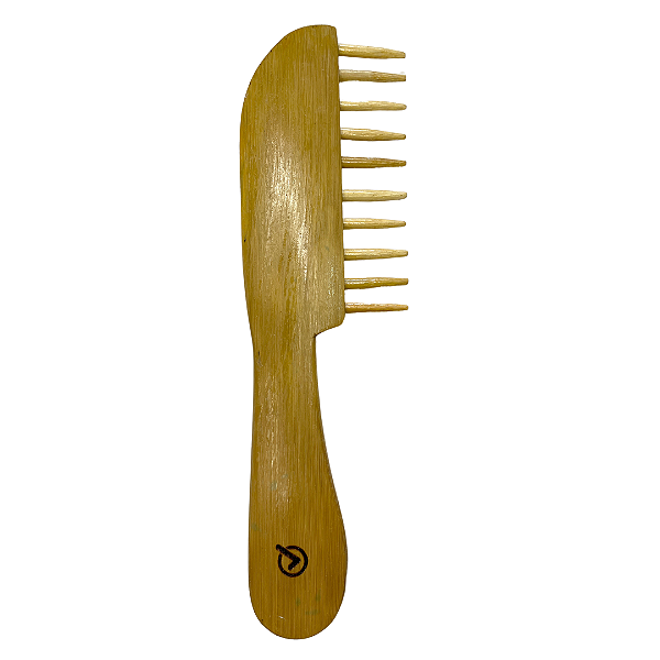 Pente de Bambu Anti-Frizz Natural