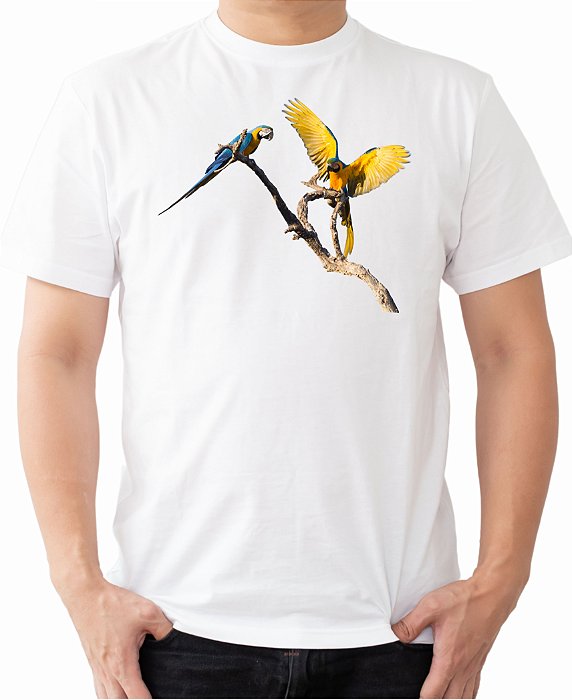ac03c - Camiseta Arara Canindé