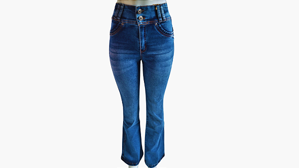 CALÇA FLARE LASER PINO