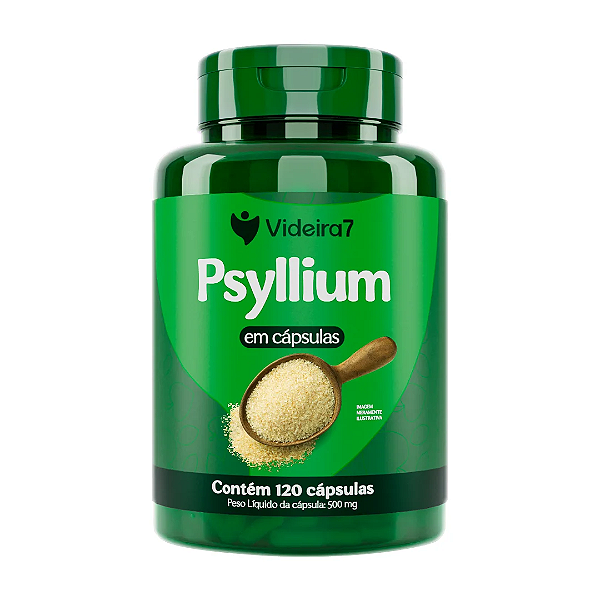 Psyllium em Cápsulas 500mg - 120 Cápsulas