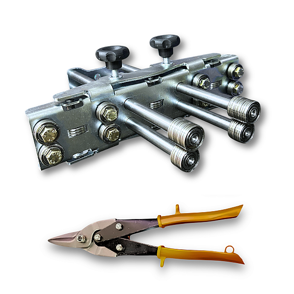 Kit Dobrador de Calha Duplo + Alicate