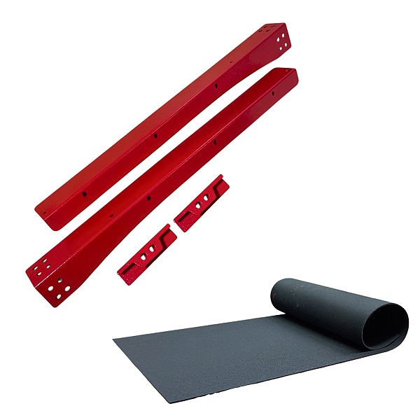 Kit Fixador de Painel Vermelho + Manta para Bancada