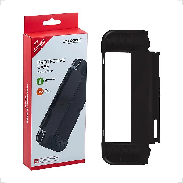 Capa Protetora Em Tpu Antiderrapante Compatível Para Nintendo Switch Oled