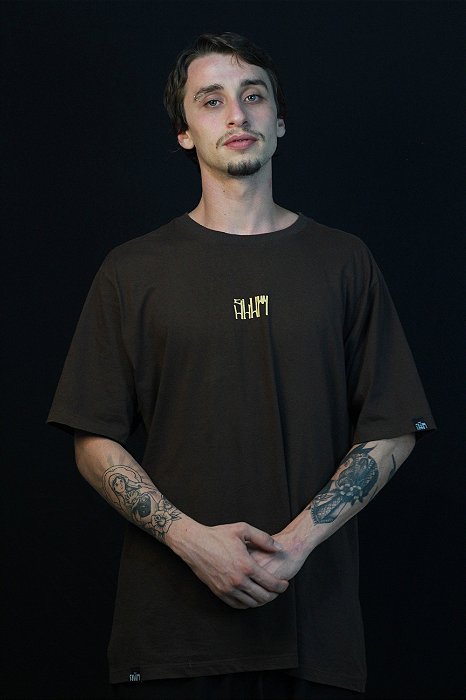 Camiseta Slum Basic - Marrom