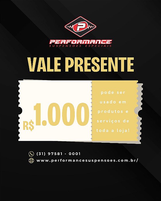 VALE PRESENTE 1000