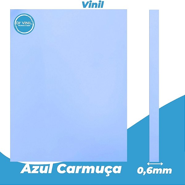Estampa Azul Camurça 0,6mm Vinil
