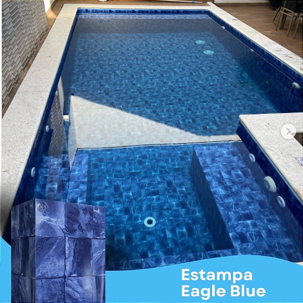 Estampa Eagle Blue 0,7mm Vinil