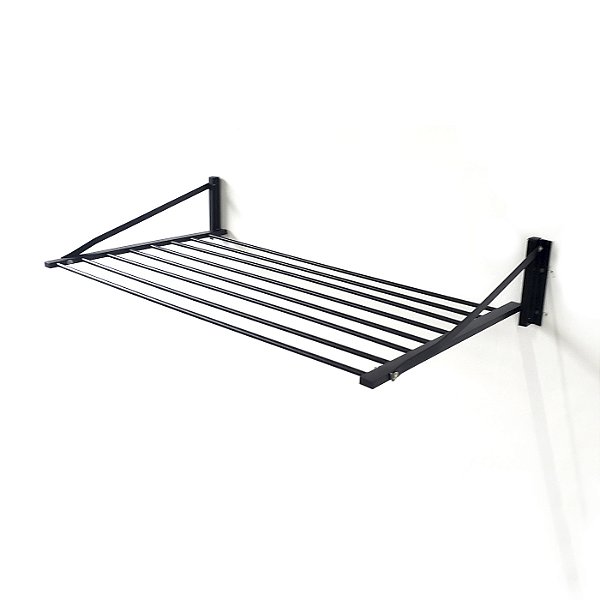 Varal De Parede Retratil Articulado 6 Varetas Aluminio - Home Plus