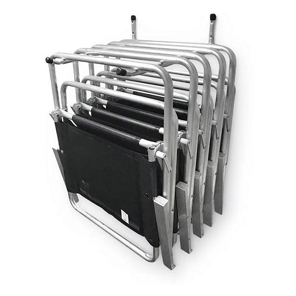 SUPORTE CADEIRA DE PRAIA FIXO ALUMINIO NATURAL - BITENFER