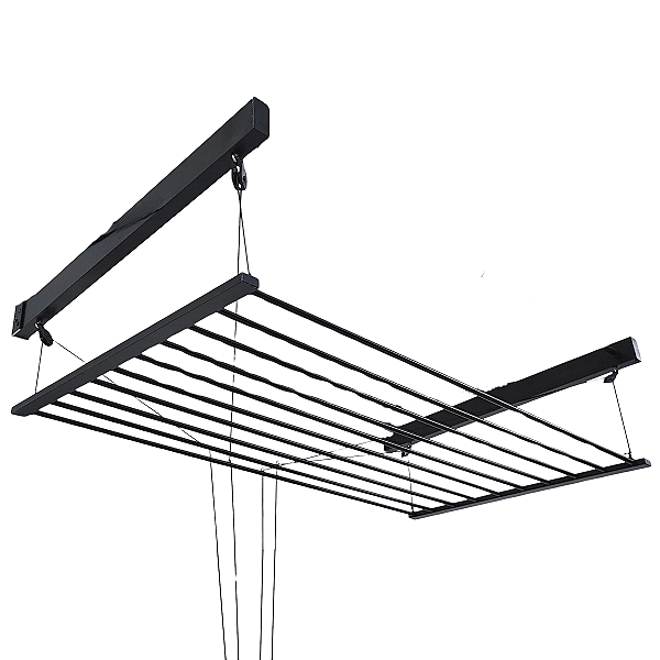 Varal de Teto Sobe e Desce Alumínio 12 Varetas Clássico