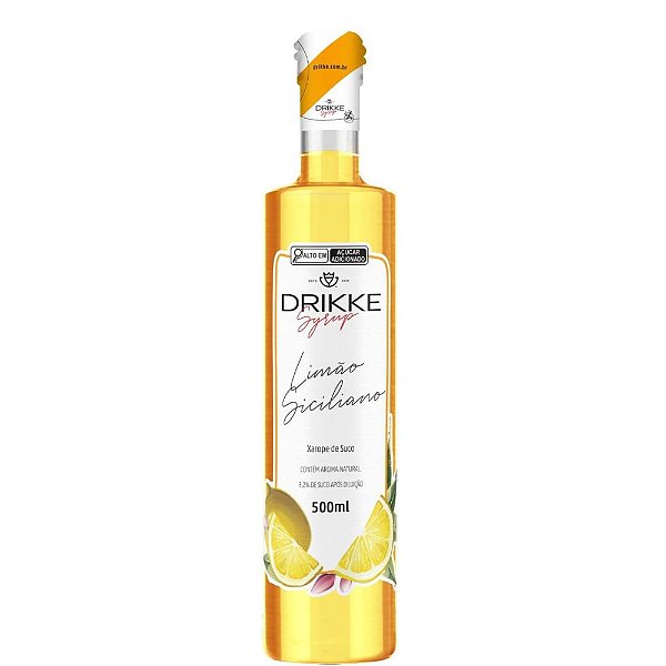 Xarope Importado 500ML Para Drinks - Limão Siciliano