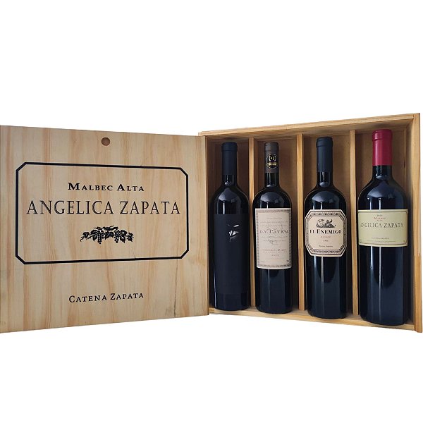 Kit Exclusivo com 4 Vinhos Premium Argentinos - Malbec