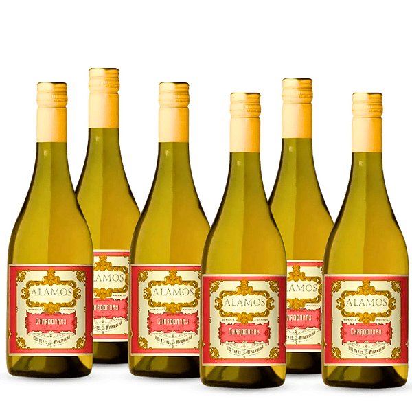 Vinho Argentino Branco Alamos - Chardonnay (6 Un.)