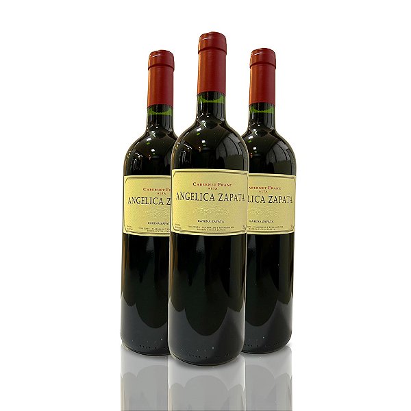 Vinho Argentino Tinto Angélica Zapata - Cabernet Franc (3 Un.)