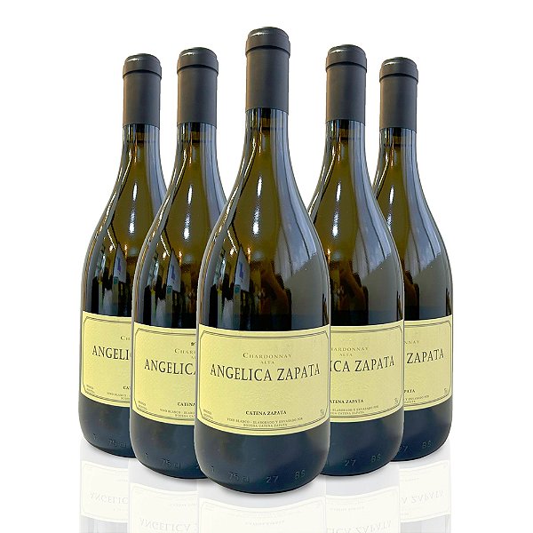 Vinho Argentino Branco Angélica Zapata - Chardonnay (5 Un.)
