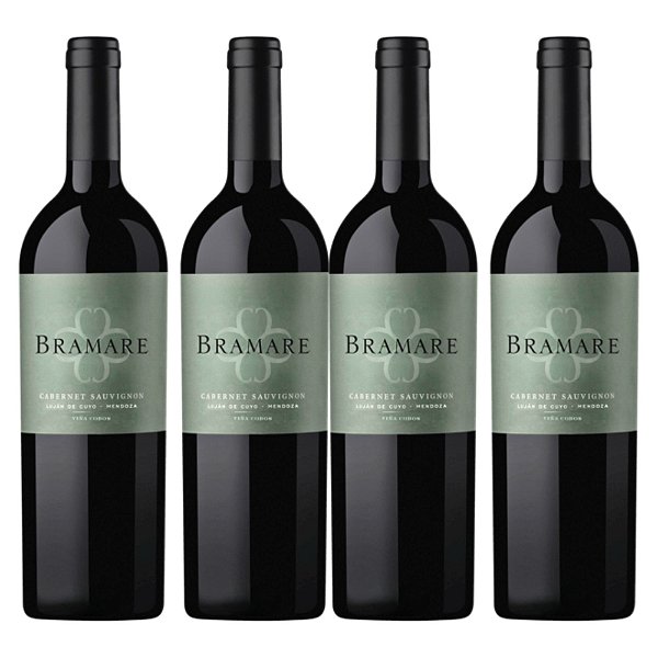 Vinho Argentino Tinto Bramare - Cabernet Sauvignon (4 Un.)
