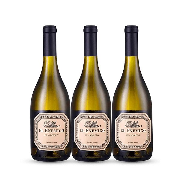 Vinho Argentino Branco El Enemigo - Chardonnay (3 Un.)