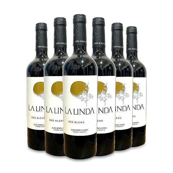 Vinho Argentino Tinto La Linda - Red Blend (6 Un.)