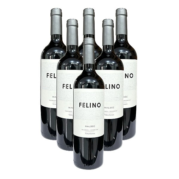 Vinho Argentino Tinto Felino Malbec - (06 Un.)