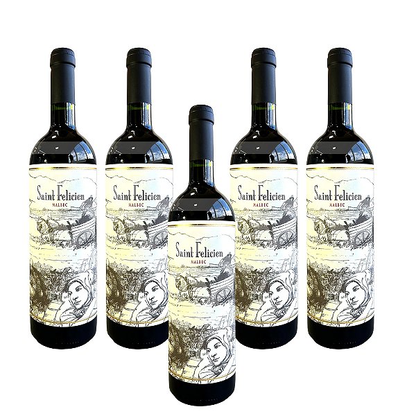 Vinho Argentino Saint Felicien  - Malbec (5 Un.)