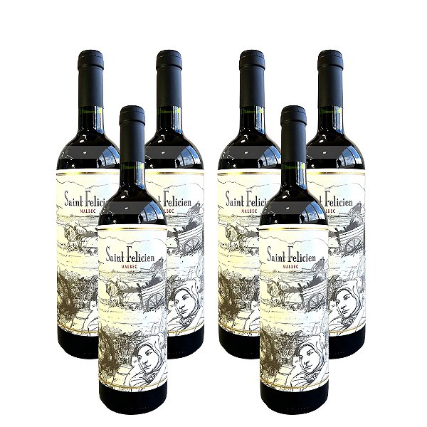 Vinho Argentino Saint Felicien  - Malbec (6 Un.)