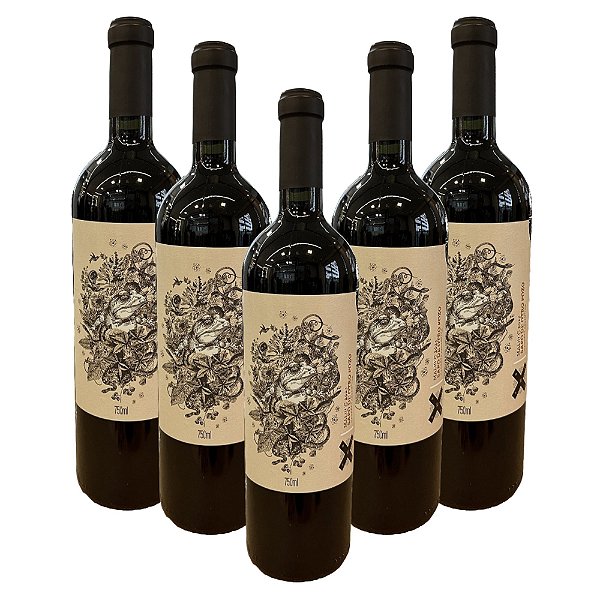 Vinho Argentino Sapo - Blend de Tintas (5 Un.)