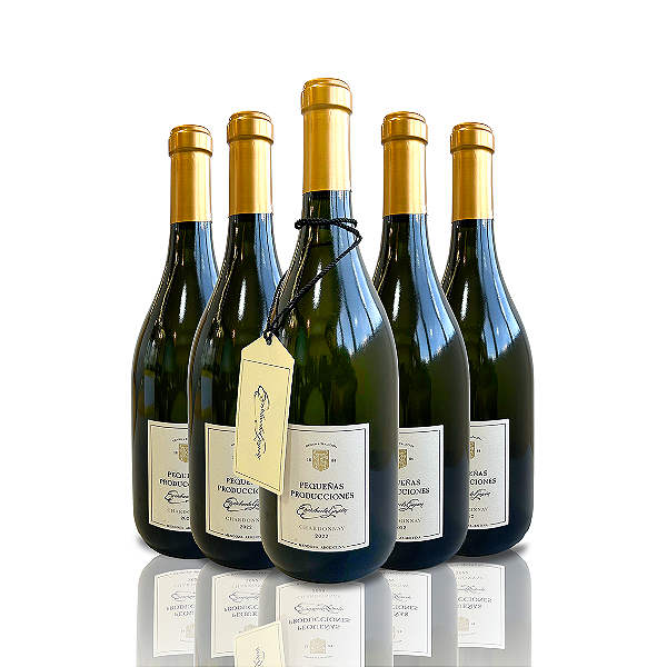 Vinho Argentino Branco Pequenas Producciones - Chardonnay (5 Un.)
