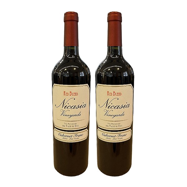 Vinho Argentino Nicasia Vineyards - Cabernet Franc (2 Un.)