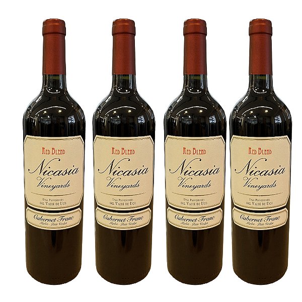 Vinho Argentino Nicasia Vineyards - Cabernet Franc (4 Un.)