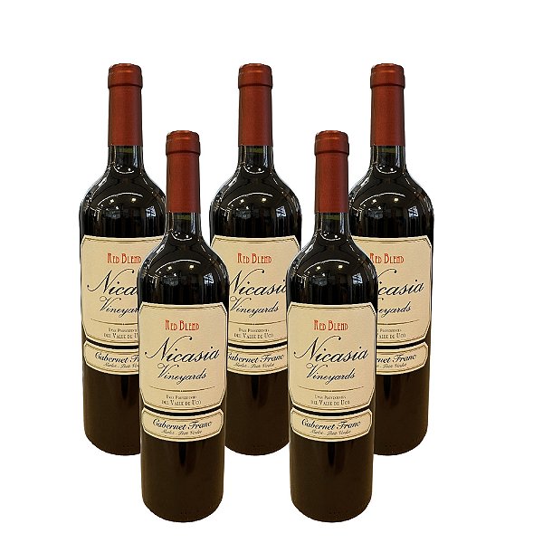 Vinho Argentino Nicasia Vineyards - Cabernet Franc (5 Un.)