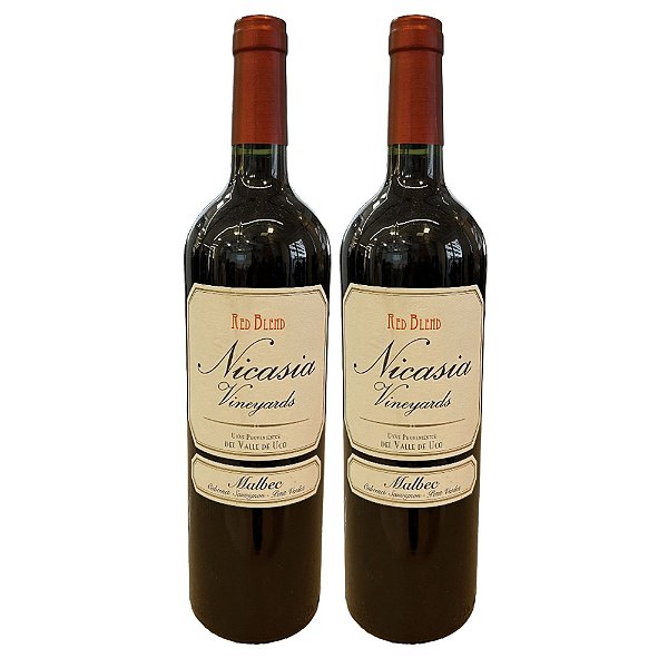 Vinho Argentino Nicasia Vineyards - Malbec (2 Un.)